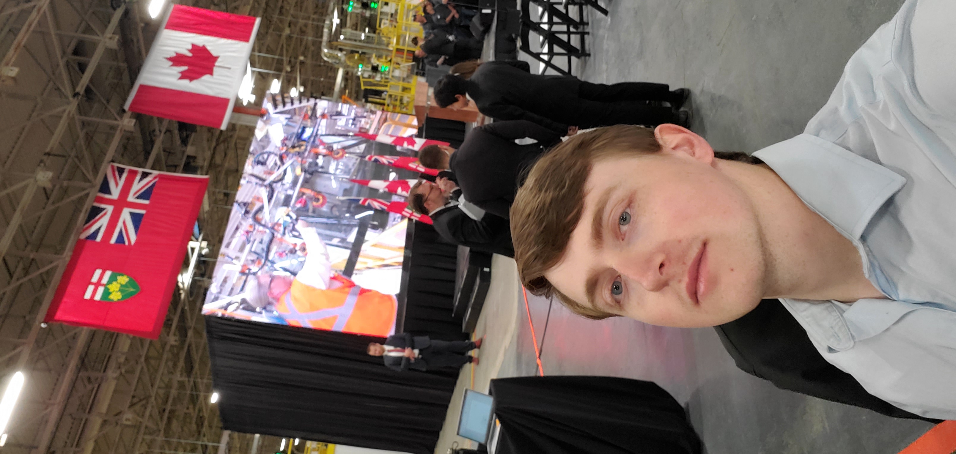 Selfie taken at CAMI Assembly